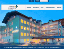 Tablet Screenshot of krankenhaus-mittersill.at